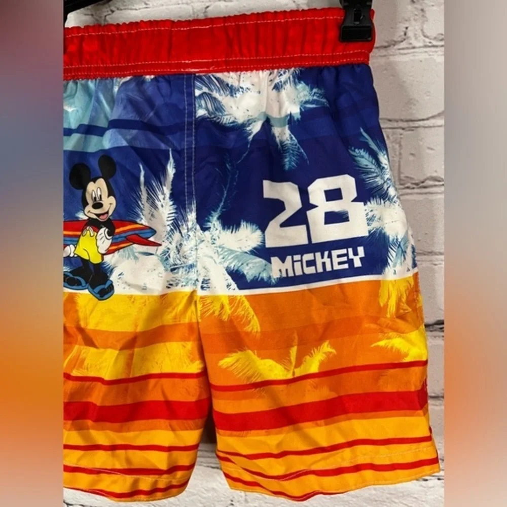 Mickey Mouse Disney‎ boy swim trunk/ board shorts size 4t